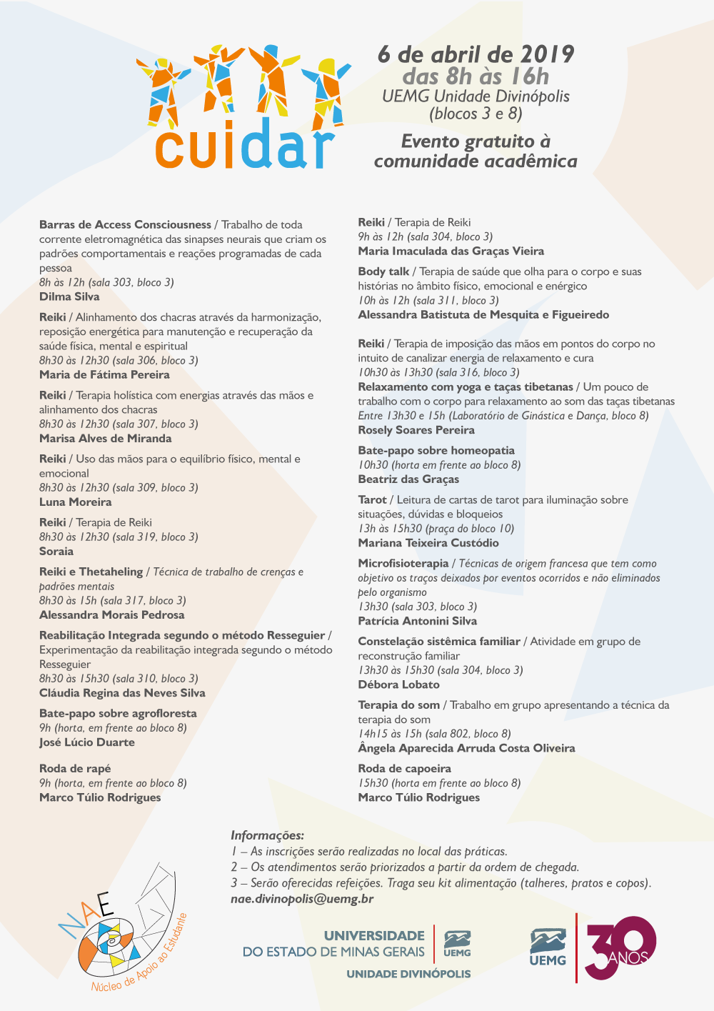 Programação Cuidar 2
