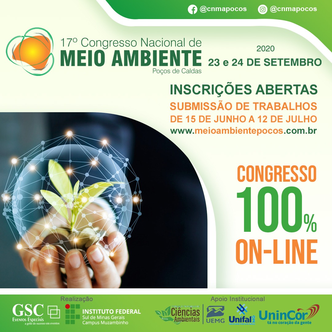 evento ppgciamb congresso nacional pocos de caldas 2020