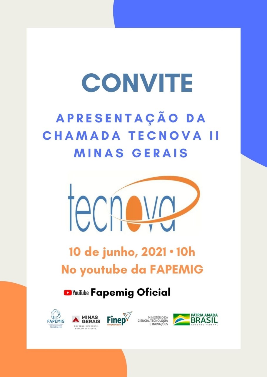 evento fapemig tecnova capa