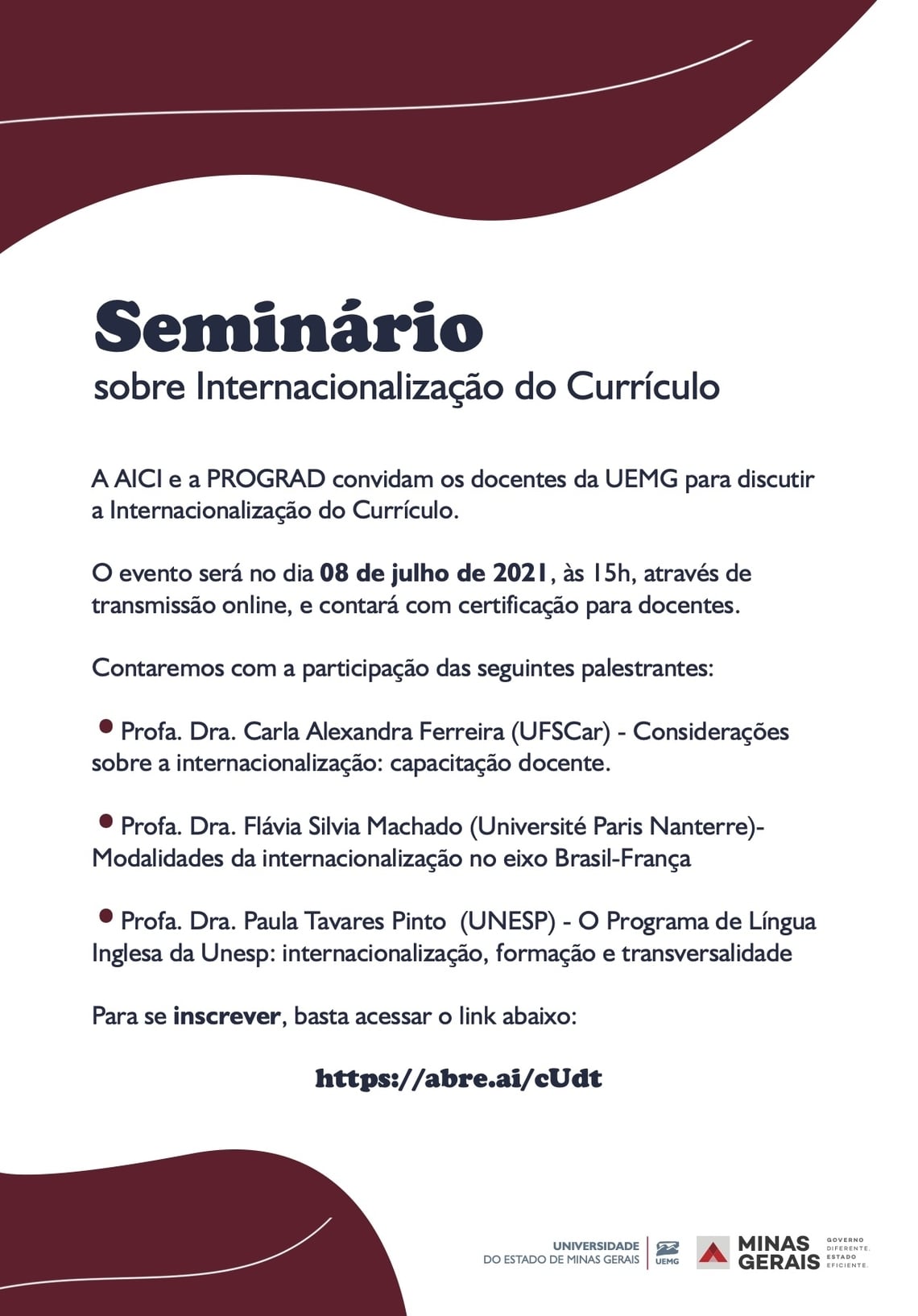 Internacional e Prograd | Seminário 