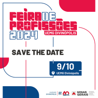 Feira de Profissões UEMG Divinópolis 2024 Save the date site